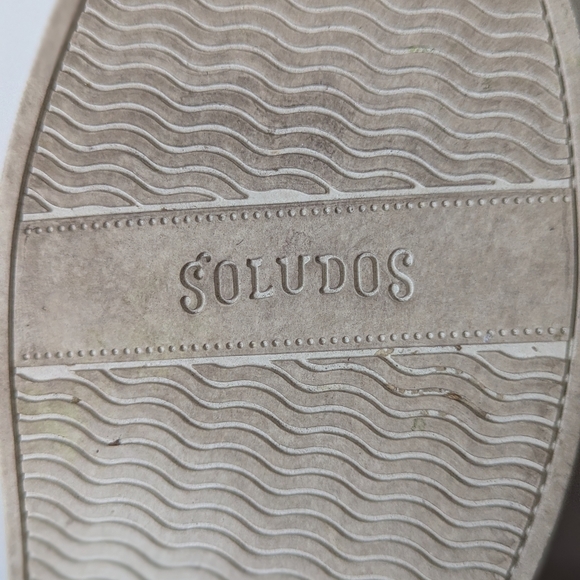 Soludos Ibiza Classic Lace-Up Leather Sneakers Women's US 9.5 - Picture 8 of 11